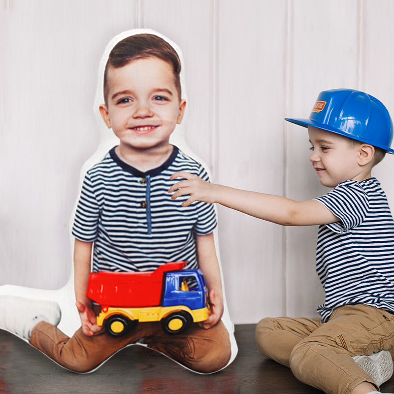 Personalized Pet Shaped Pillow Made from Original Photo with You Look Like Your Dog - OARSE
