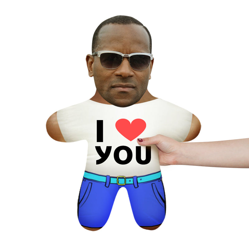 I Love You Personalized Mini Me Doll - Oarse