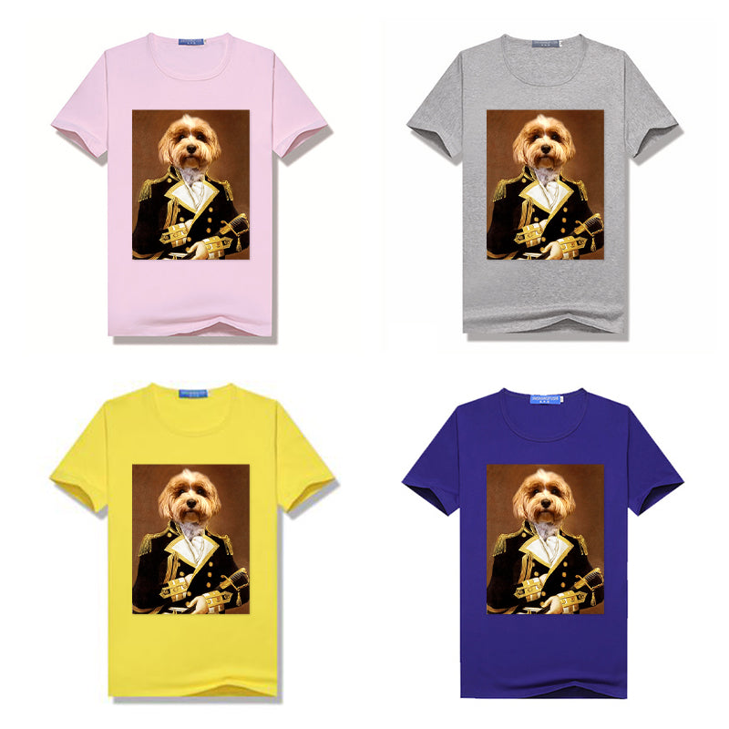 Young Gentlemen Personalized Pet T Shirt For Women - Oarse