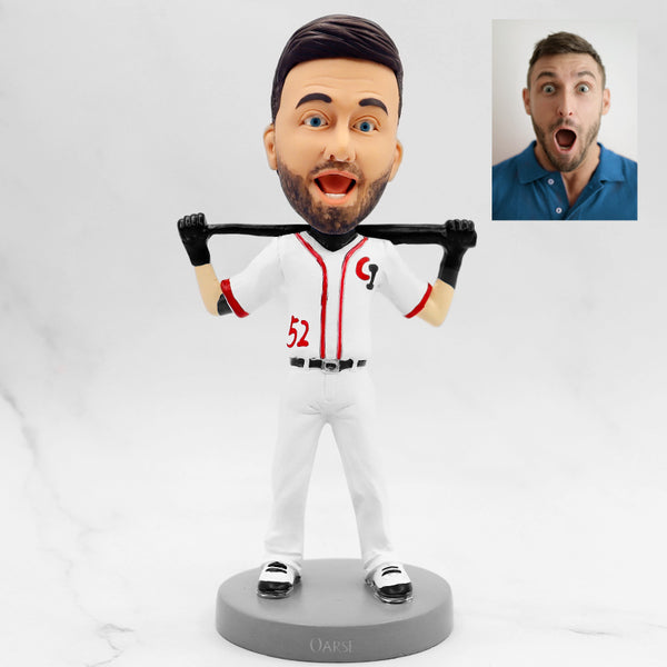 Personalized Bobblehead Dolls Custom Baseball Bobbleheads Make Your Own Bobble Head - Oarse