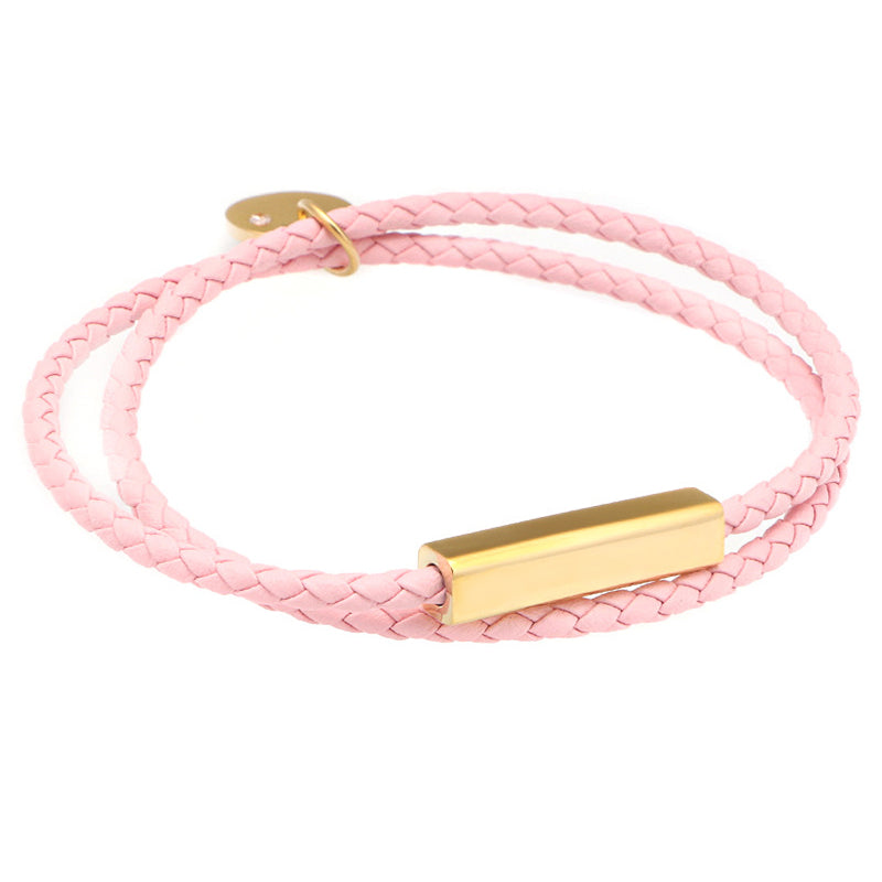 Personalized Leather Coordinate Bracelet Longitude And Latitude Bracelets For Couples - Oarse