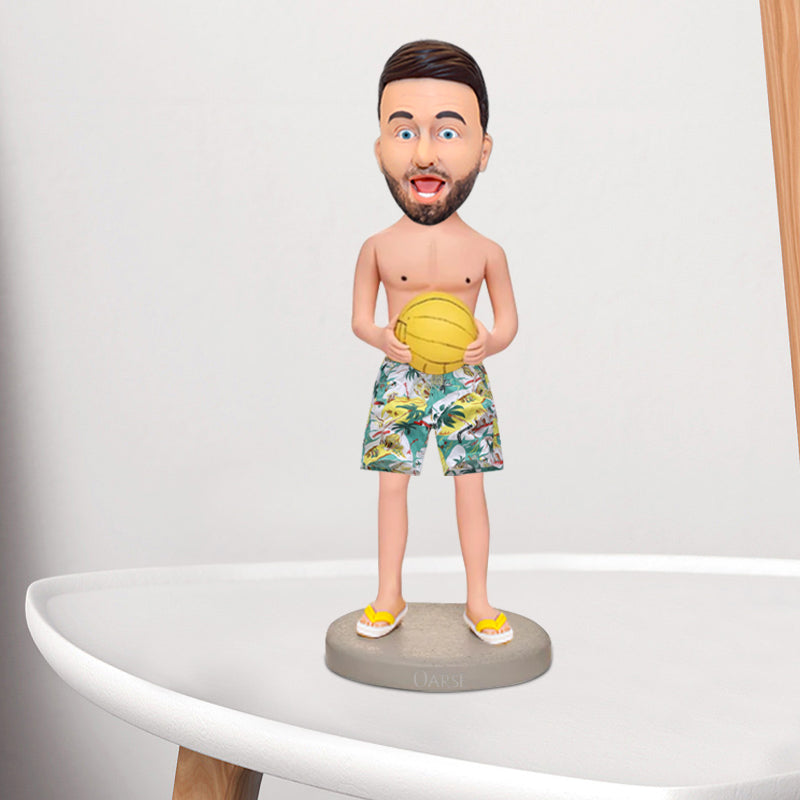 Beach Volleyball Custom Sports Bobbleheads, Personalized Bobbleheads from Photo - OARSE