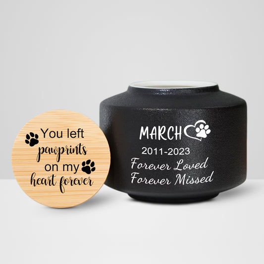 Personalized Dog Memorial Urn for Pet Ashes Custom Engraved Cremation Urns with Name - OARSE