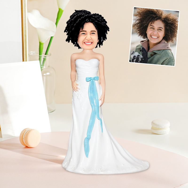 Bride Custom Wedding Bobbleheads - OARSE