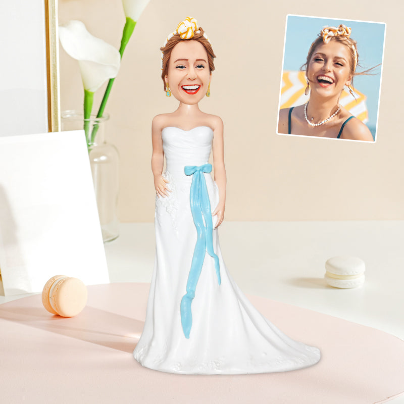 Bride Custom Wedding Bobbleheads - OARSE