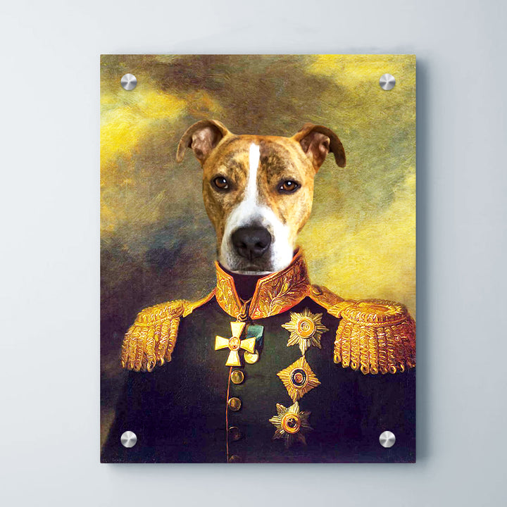 Custom Made Captain Pet Canvas Royal Portraits Personalized Renaissance Dog Paintings - OARSE