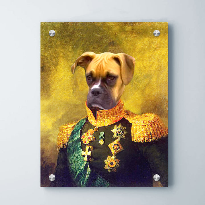 Custom Made Captain Pet Canvas Royal Portraits Personalized Renaissance Dog Paintings - OARSE