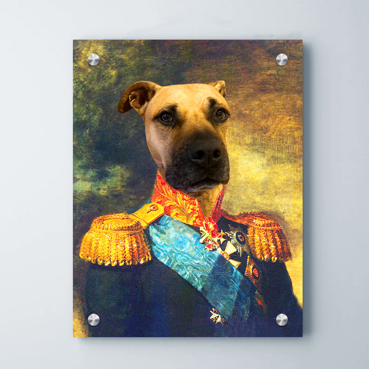 Custom Made Captain Pet Canvas Royal Portraits Personalized Renaissance Dog Paintings - OARSE