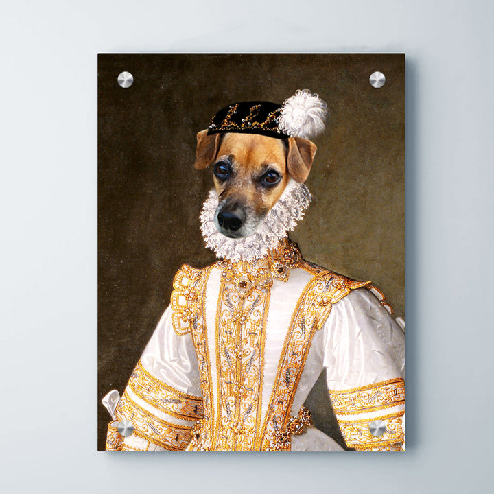 Customized Princess Pet Renaissance Canvas Personalized Royal Portrait Painting - OARSE