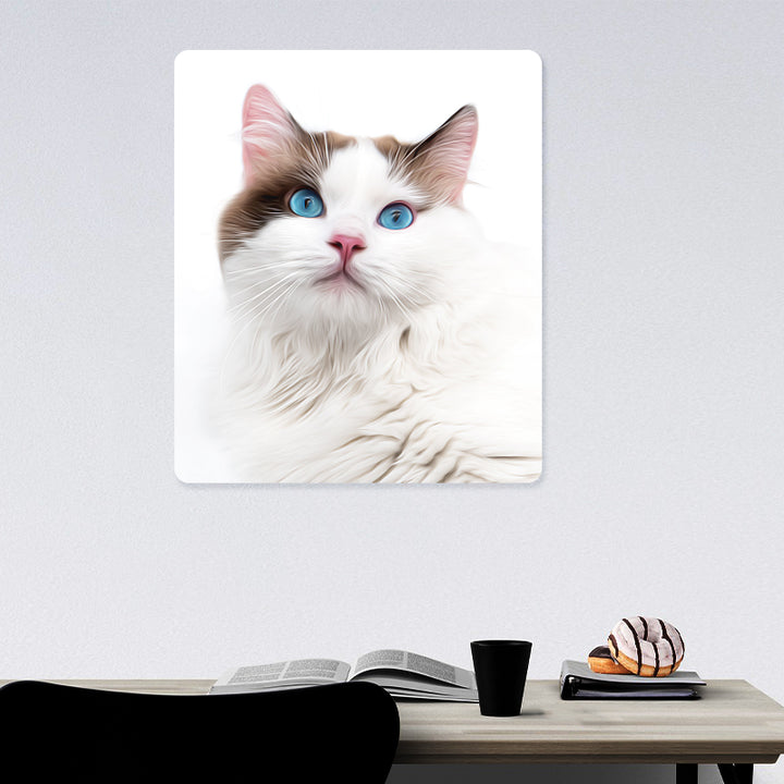 Personalized Pet Portrait Oil Canvas Painting with Dog Picture Custom Cat Memorial Gift - OARSE