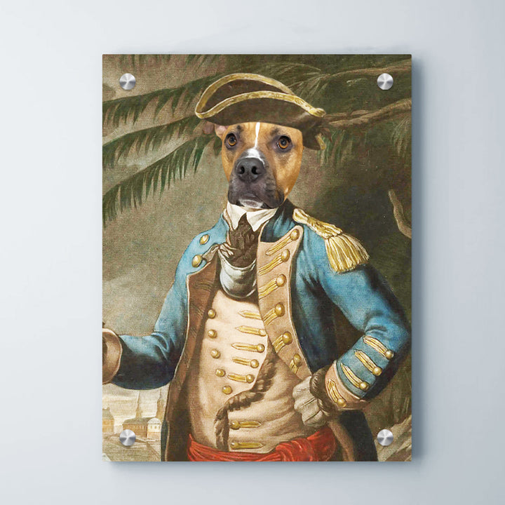 Custom Renaissance Royal Portraits Canvas Personalized The Explorer Pet Picture Painting - OARSE