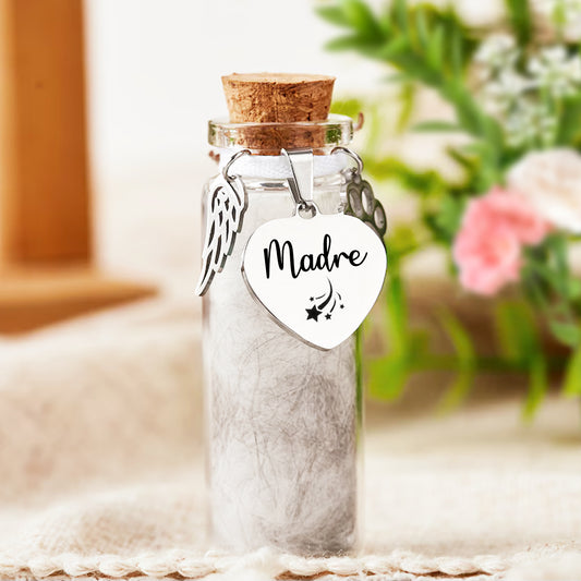 Custom Pet Fur Memorial Jar Personalized Dog Keepsake Urns for Ashes - OARSE