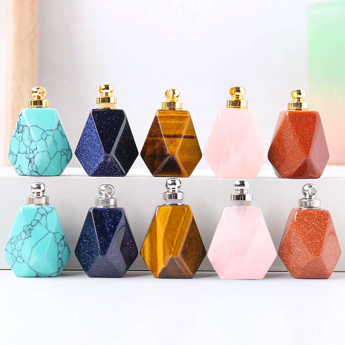 Natural Crystal Mini Pet Urns Dog/Cat Urn Pendant gift for Pet Lovers - OARSE