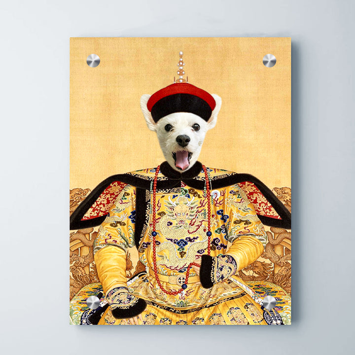 Personalized Pet Portraits Canvas Art The Chinese Emperor Custom Royal Portrait Painting - OARSE