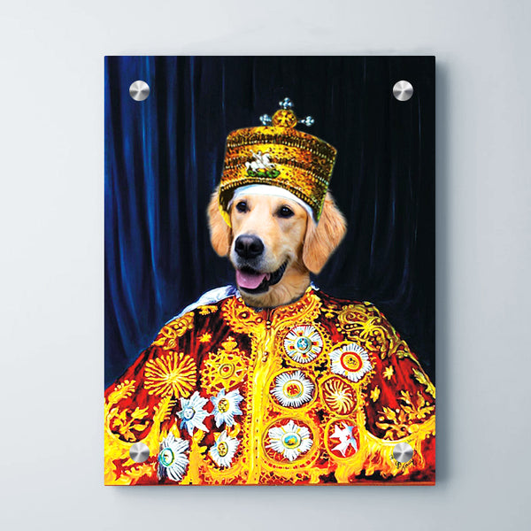 Custom Pet Royal Portraits Canvas The African King Personalized Dog Renaissance Painting - OARSE