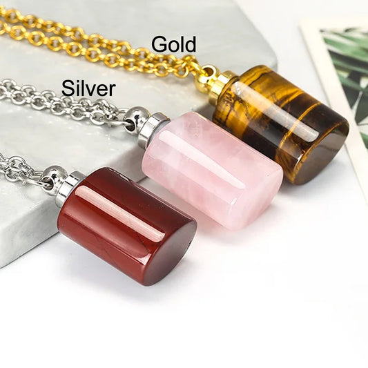 Natural Crystal Mini Pet Urns Dog/Cat Urn Pendant gift for Pet Lovers - OARSE