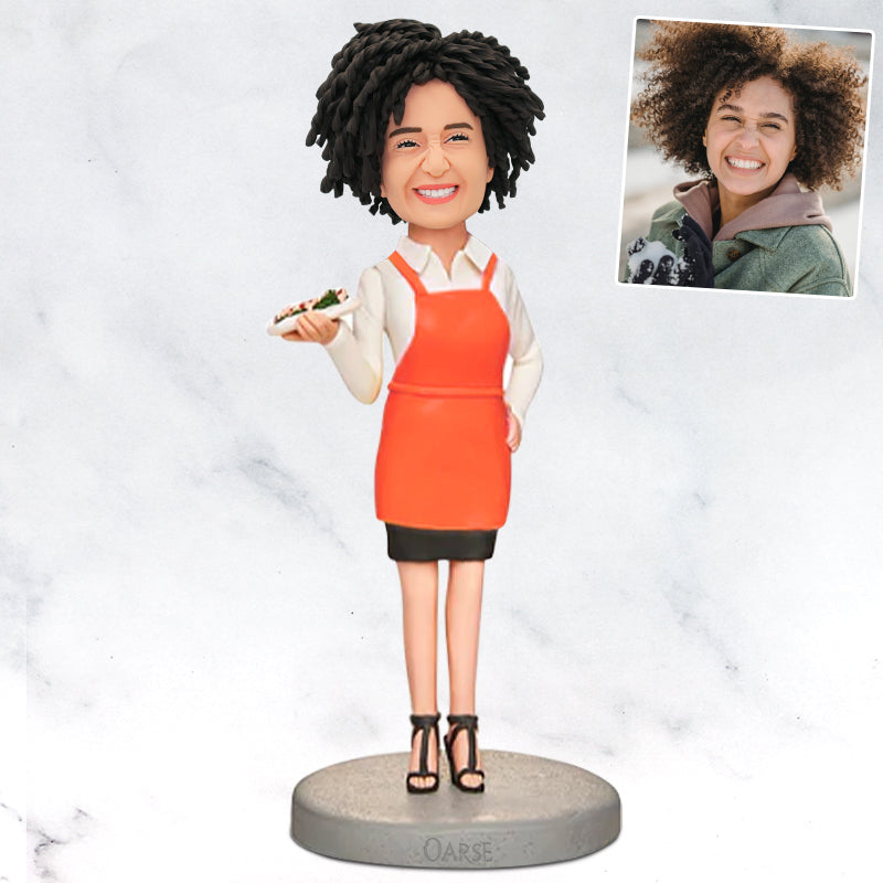 Housewife Female Bobblehead, Custom Bobblehead From Photo - OARSE