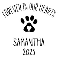 Personalized Dog Memorial Urn for Pet Ashes Custom Engraved Cremation Urns with Name - OARSE
