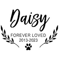 Personalized Dog Memorial Urn for Pet Ashes Custom Engraved Cremation Urns with Name - OARSE