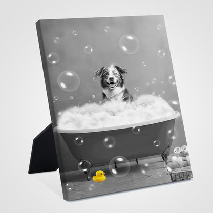 Bath Custom Pet Memorial Standing Canvas for Pet Lover - OARSE