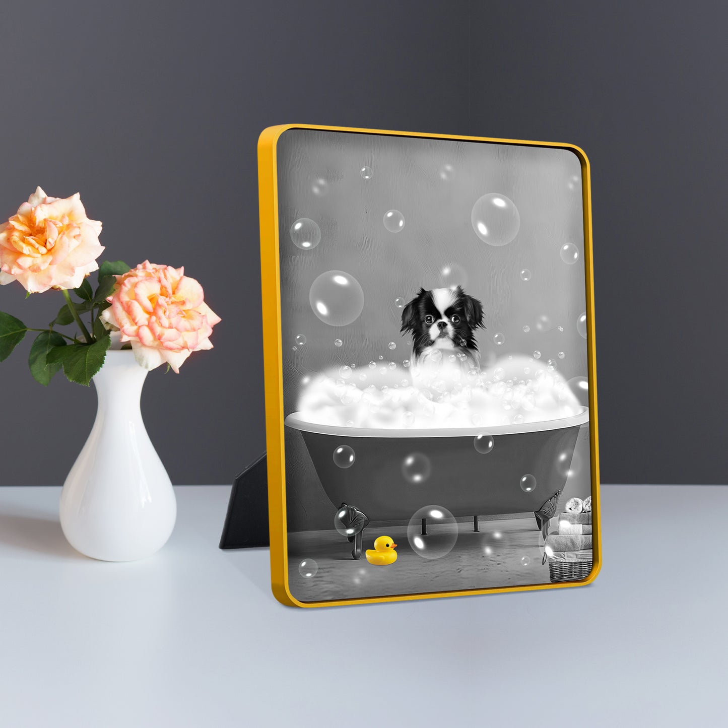 Bath Custom Pet Memorial Standing Canvas for Pet Lover - OARSE