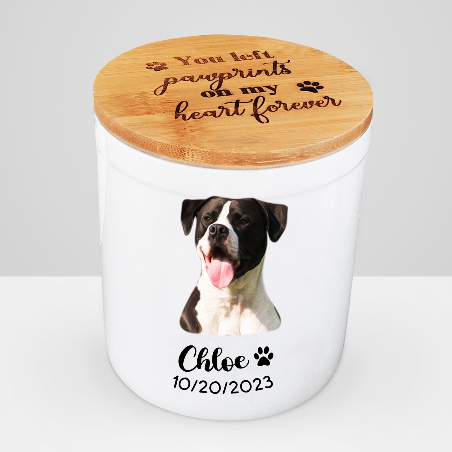 Custom Ceramic Pet Memorial Urns for Dog Ashes - OARSE