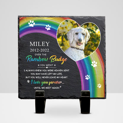 Custom Dog Memorial Plaque with Photo Personalized Pet Bereavement Gifts - OARSE