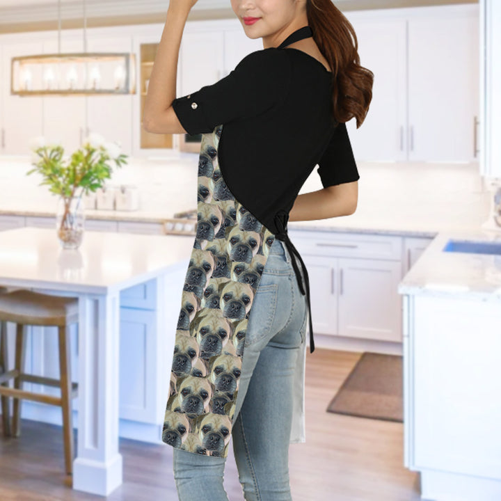 Custom Made Cooking Apron With Pocket Personalized Photo Apron Gift - OARSE