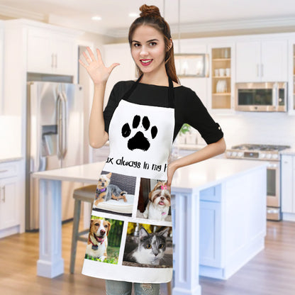 Custom Made Kitchen Aprons From Pet Picture Personzlied Photo Apron Gift for Her/Him - OARSE