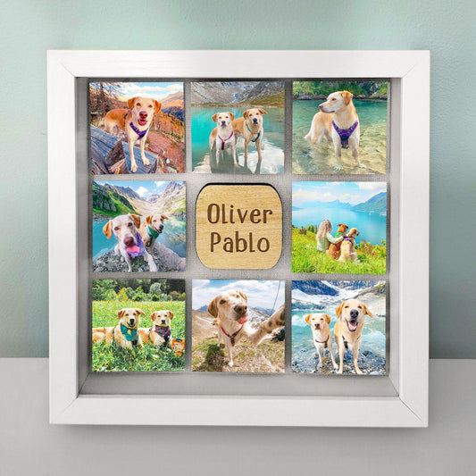 Custom Pet Memorial Frame Personalized Cat or Dog Remembrance Picture Keepsakes - OARSE