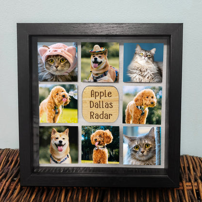 Custom Pet Memorial Frame Personalized Cat or Dog Remembrance Picture Keepsakes - OARSE