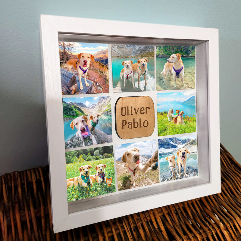 Custom Pet Memorial Frame Personalized Cat or Dog Remembrance Picture Keepsakes - OARSE