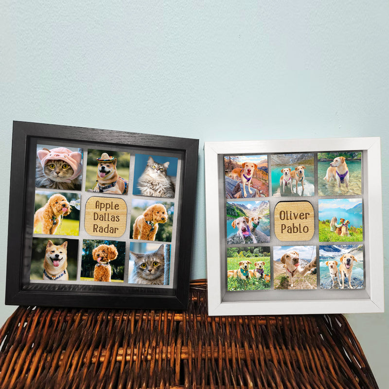 Custom Pet Memorial Frame Personalized Cat or Dog Remembrance Picture Keepsakes - OARSE