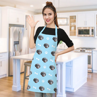Custom Pet Printed Apron with Muti-Face for Kitchen - OARSE