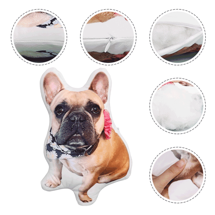 Custom Shaped Pet Pillow Made from Photo Look Like Your Beloved Pet - OARSE