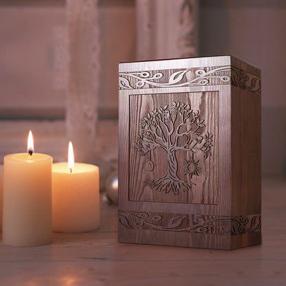 Custom Small Pet Cremation Urns with Name Engraved Dog Memorial Keepsake Box - OARSE