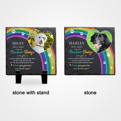 Custom Dog Memorial Plaque with Photo Personalized Pet Bereavement Gifts - OARSE