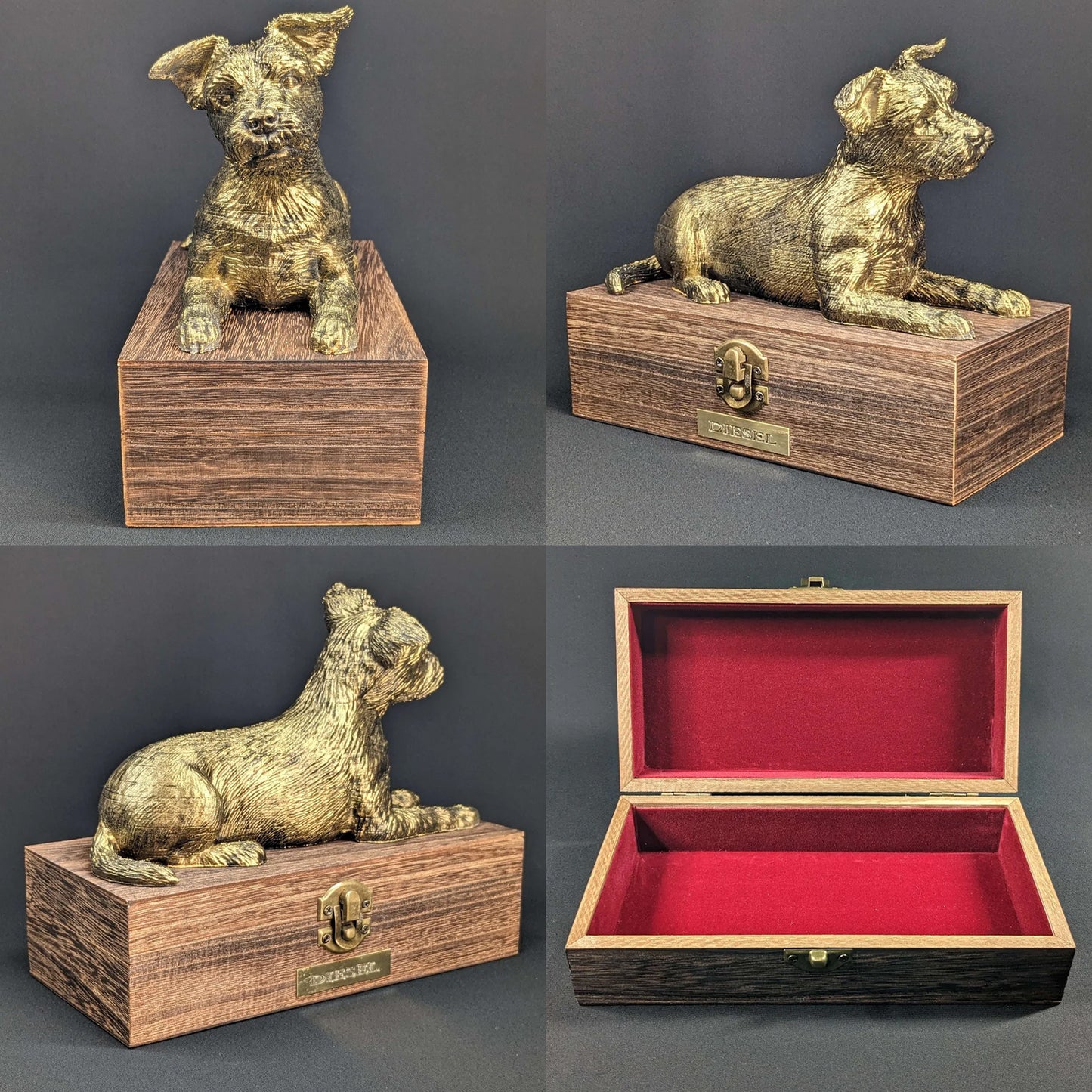 Custom Pet Cremation Urns Personalized Yorkshire Terrier Ashes Box - OARSE