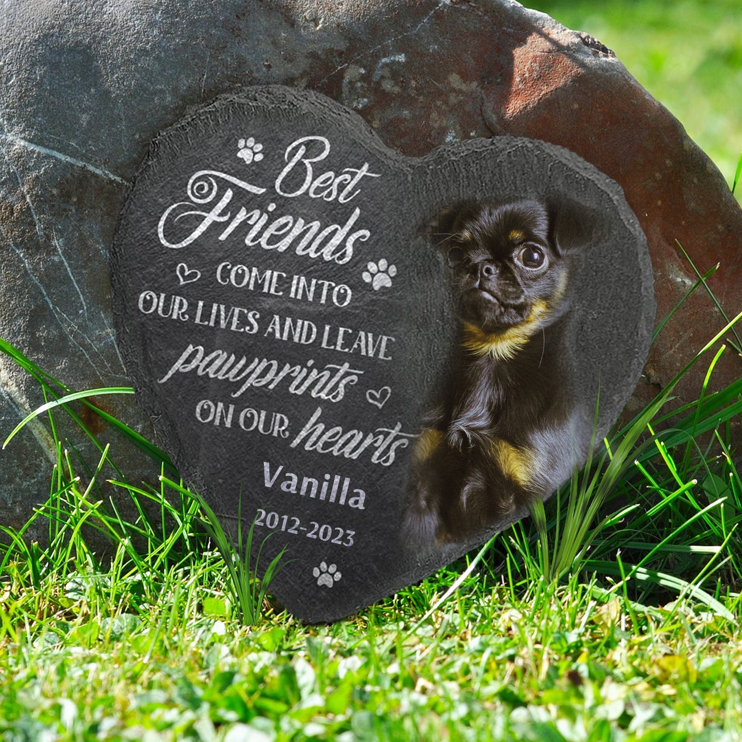 Custom Pet Memorial Stones for Garden Personalized Dog Remembrance Gifts - OARSE