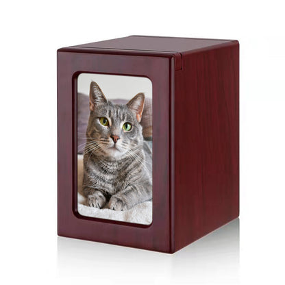 Custom Pet Memorial Urn Box with Photo for Ashes Personalized  Dog Cremation Keepsake - OARSE