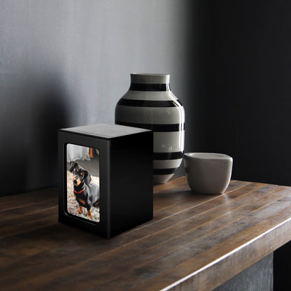 Custom Pet Memorial Urn Box with Photo for Ashes Personalized  Dog Cremation Keepsake - OARSE