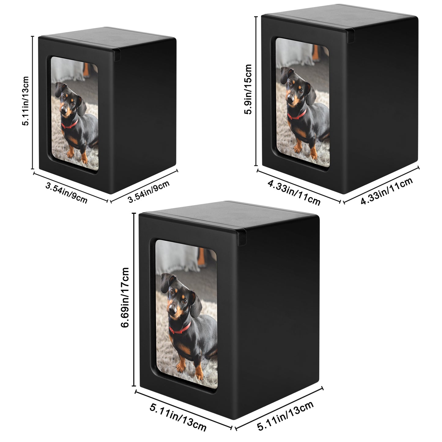 Custom Pet Memorial Urn Box with Photo for Ashes Personalized  Dog Cremation Keepsake - OARSE