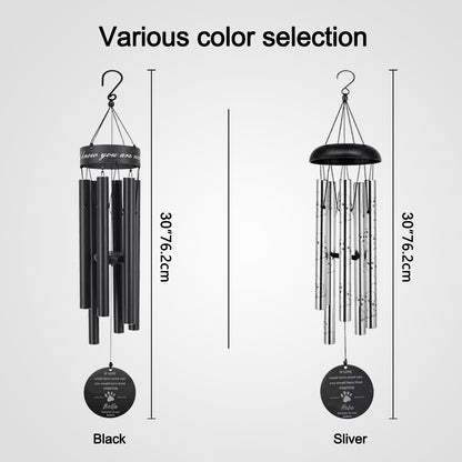 Custom Pet Memorial Wind Chime with Name Pet for Personalized Dog Remembrance Gift - OARSE