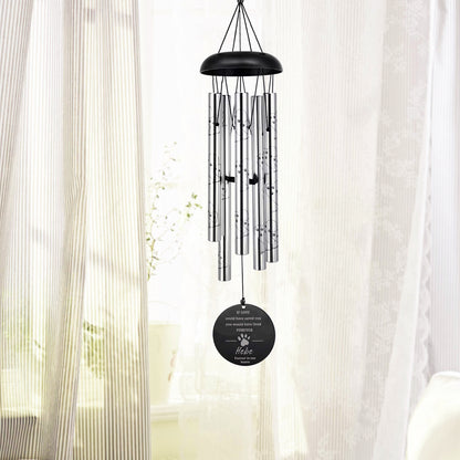 Custom Pet Memorial Wind Chime with Name Pet for Personalized Dog Remembrance Gift - OARSE