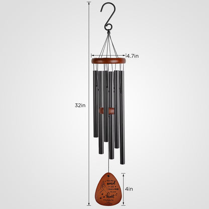 Custom Pet Memorial Wind Chime with Name Personalized Pet Sympathy Gift for Loss of Dog - OARSE