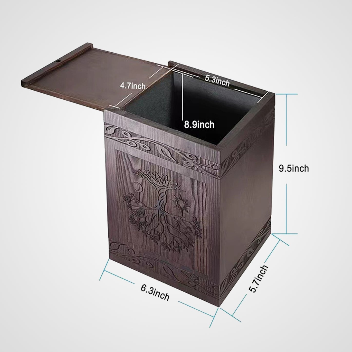 Custom Small Pet Cremation Urns with Name Engraved Dog Memorial Keepsake Box - OARSE