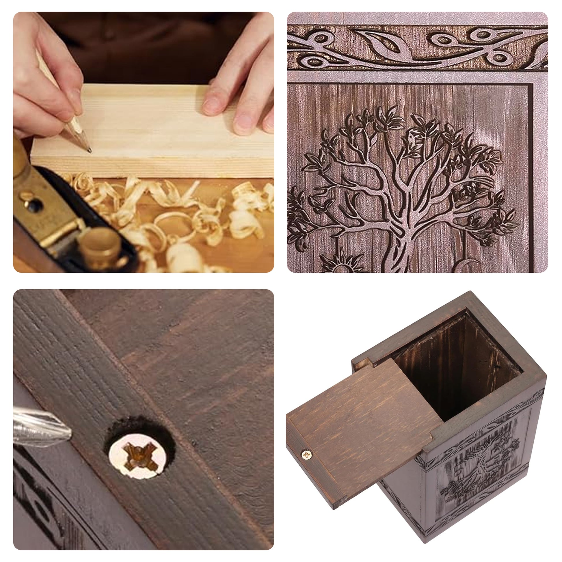 Custom Small Pet Cremation Urns with Name Engraved Dog Memorial Keepsake Box - OARSE