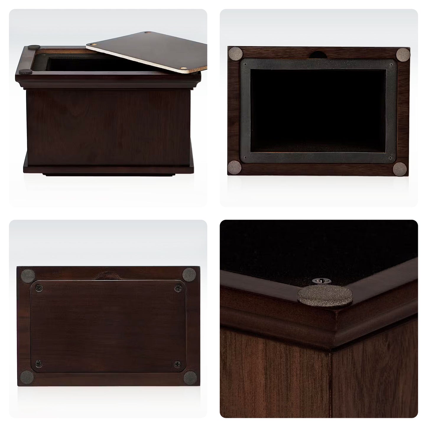 Custom Wooden Dog Ashes Box Personalized Pet Urn and Keepsakes for Your Beloved Pet - OARSE