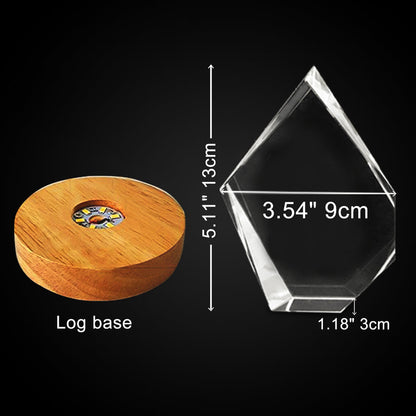Customized Pet Ashes Urn Box with 3d Photo Crystal for Dog Memorial Gift - OARSE