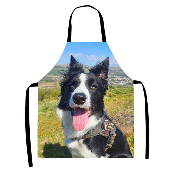 Customized Picture Apron with Pockets Personalised Baking Apron with Name - OARSE